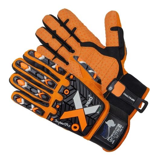Cut resistant impact safety glove