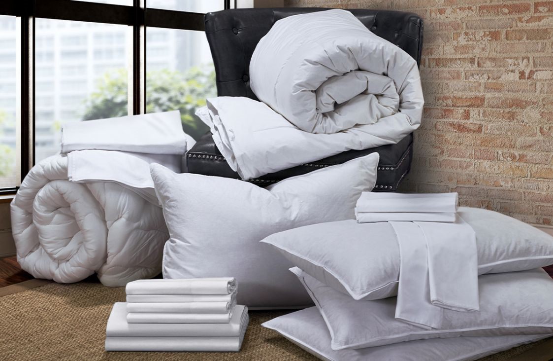 Assorted home textile items